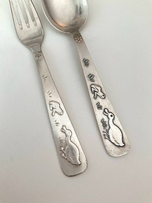 Baby set with frog & duck