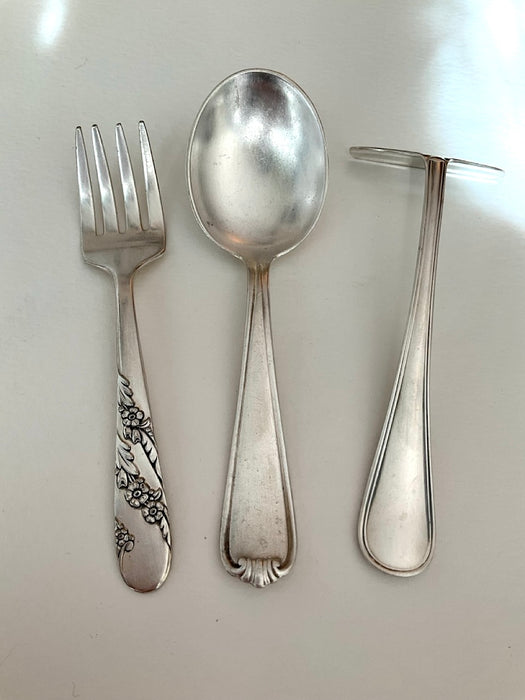 Baby set (with "food pusher")