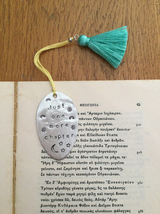 Personalized bookmark with tassel