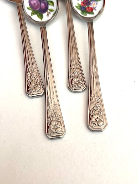 Set aus 4 Marmeladenlöffeln (Edelstahl)
