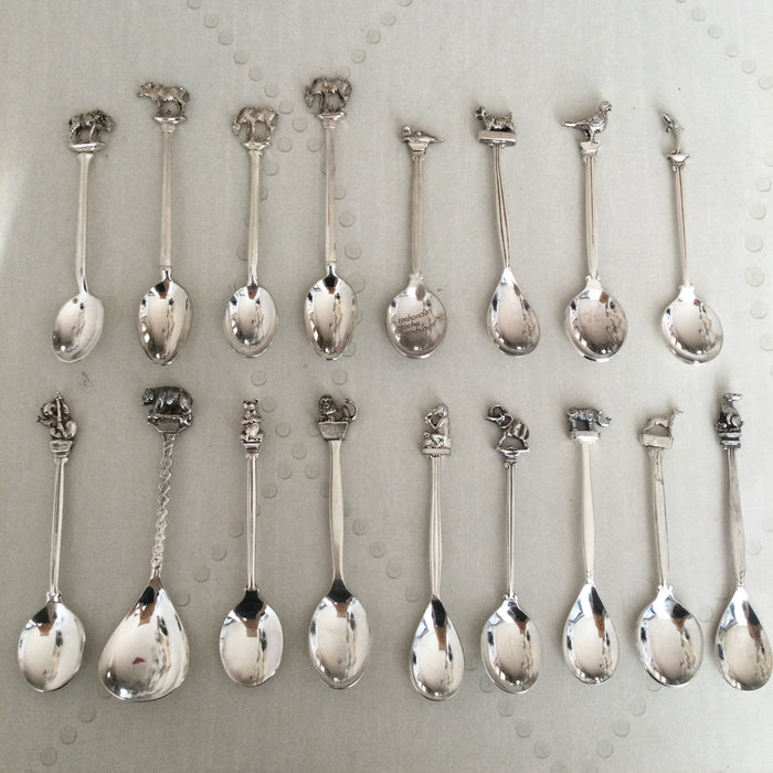 Animal spoon collection