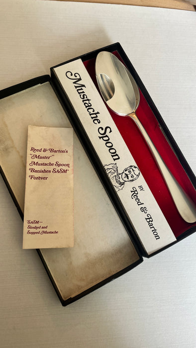 Moustache spoon (in its original box)