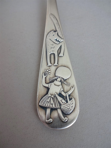 .Baby fork with Little Red Riding Hood