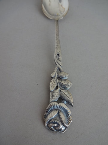 .Spoon with rose on handle