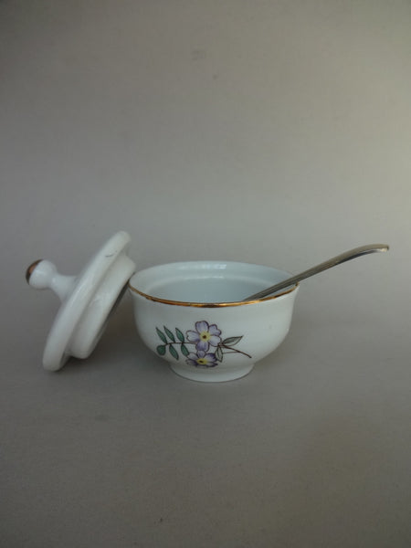 .Mini salt bowl & spoon