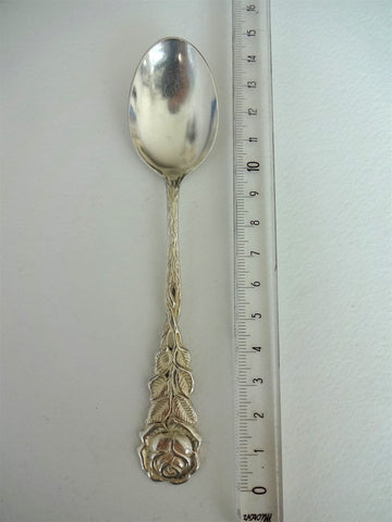 .Teaspoon with rose on handle
