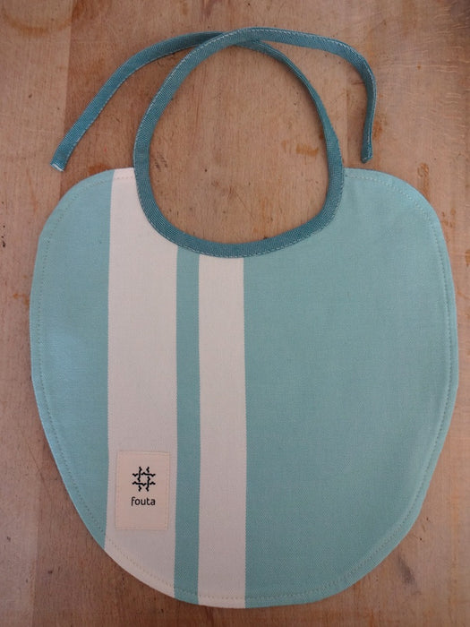 Baby gift set: baby spoon with fouta baby bib