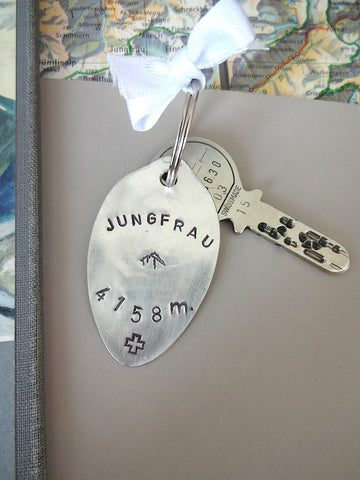 Jungfrau key ring
