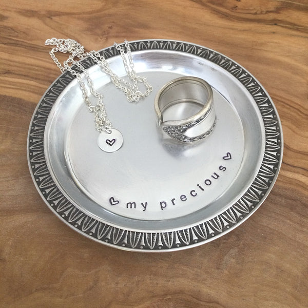 Personalized silver pendant