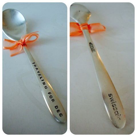 Traveling for DEC - Swissair Spoon